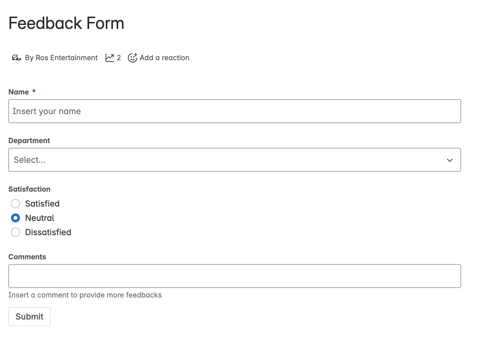 Forms in Cloud for Confluence